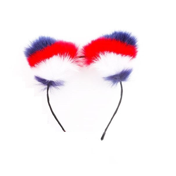 Blue & Red Fox Ears