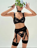 summer transparent tight clubwear 3 piece set women sexy lingerie