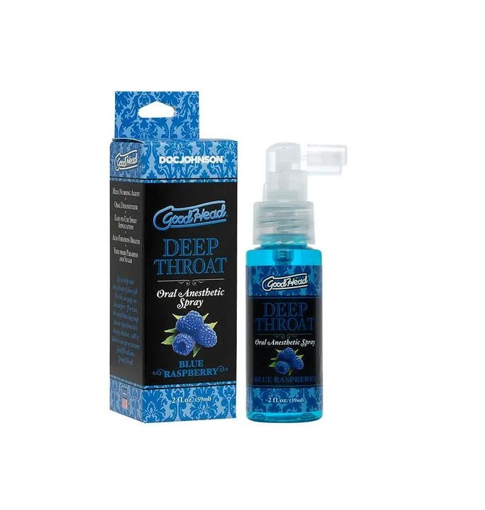 Goodhead Deep Throat Spray - Blue Raspberry