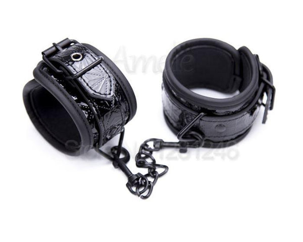 Black Diamond Pattern Ankle Restraints