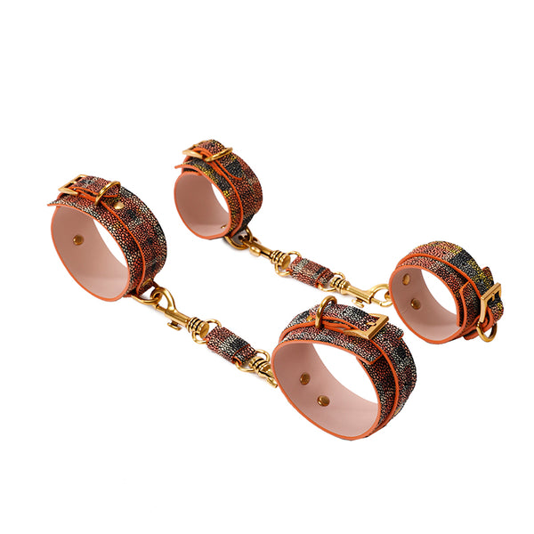 Shagreen Wrist and Ankle Restraints Set