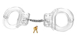 Polycarbonate Lockable Translucent Wrist Restraints