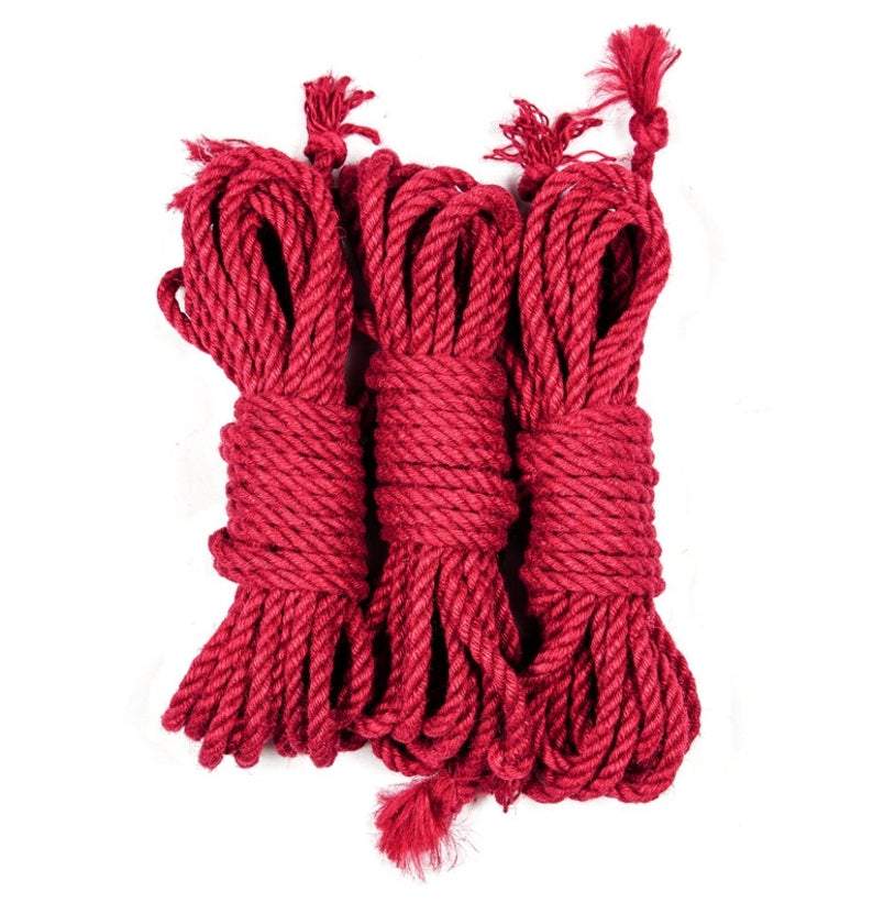 Deep Red Jute Rope