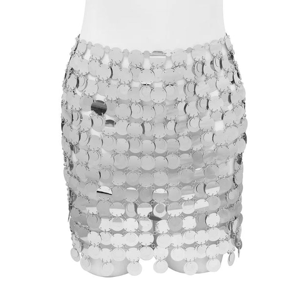 Round Sequin Skirt