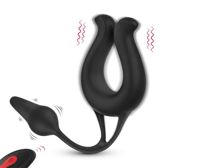 S-Hande Cockring with plug