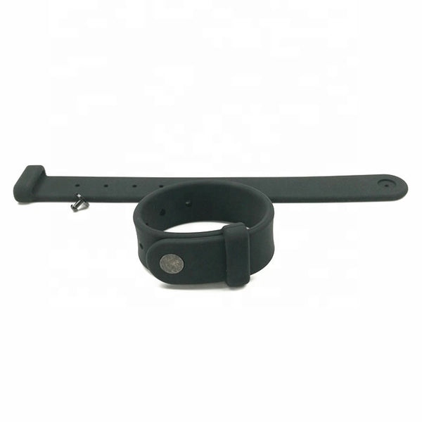 Silicone Adjustable Cock ring: Black