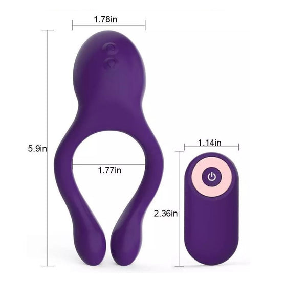 'Pleasure' Cockring & Couples toy w/ remote control