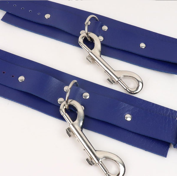 Blue Sapphire Wrist Cuffs