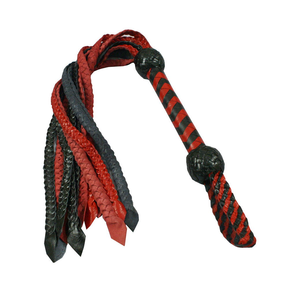 Devils Horns Leather Flogger