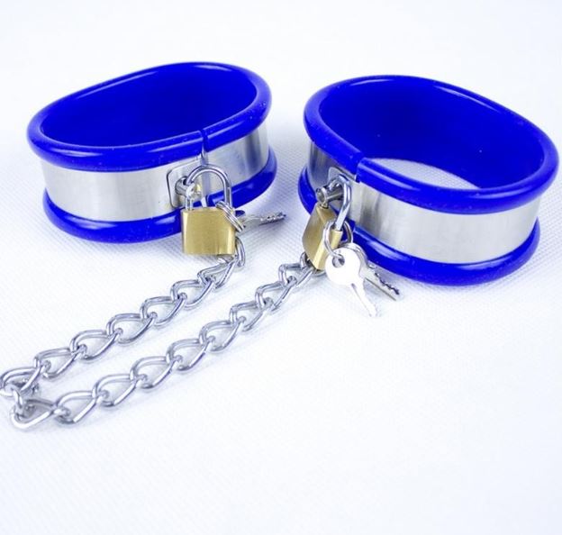 Steel & Silicone Wrist Restraints