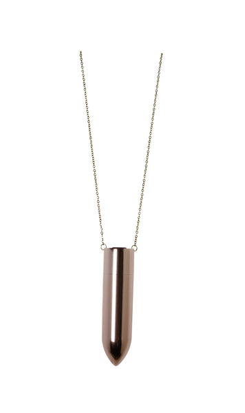 Gold Pendant Bullet Vibe