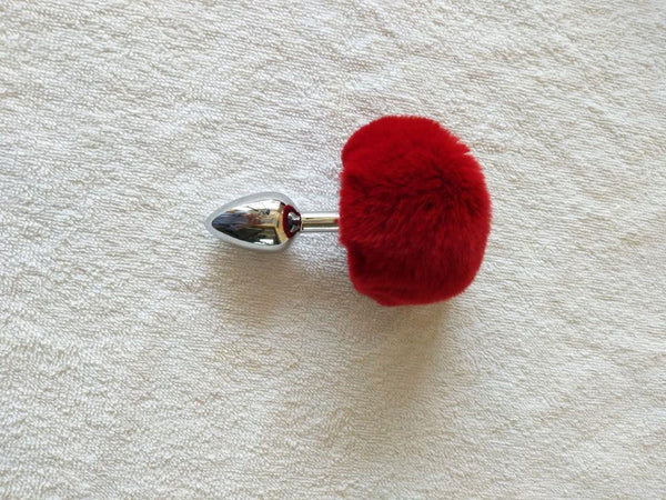 Bunny Tail Butt plug: Small