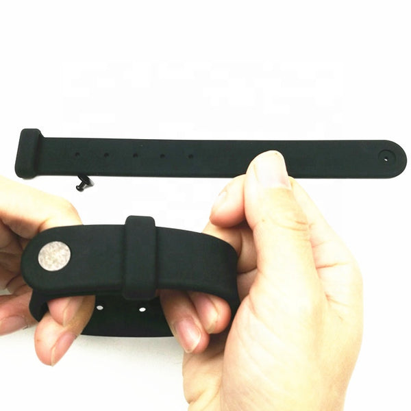 Silicone Adjustable Cock ring: Black