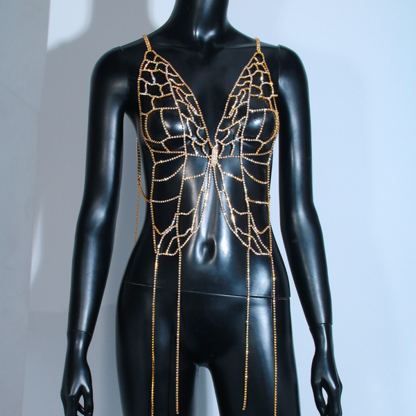 Dazzling Butterfly Body Chain