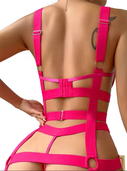 Lingerie Sexy Fancy Underwear Delicate Luxury Erotic Sets With Chain Bra And Panty Set Garters Intimate