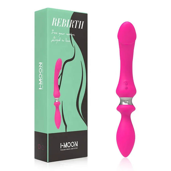 Dual Head powerful sex silicone vagina massager g spot dildo vibrator butt plug sex toys for women