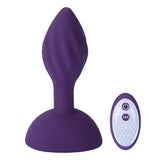 10 speeds adult remote rotating vibrating butt plug vibrator for men women anal sex toys