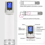 Free Male Sex Toys LCD Male Sleeve Enlarger Enhancement Electric Automatic Vibrator Vacuum Penis Pump