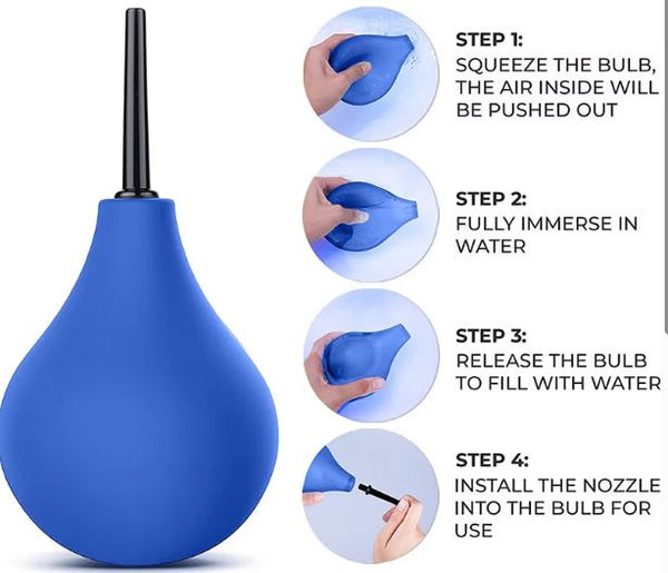 Premium One-Way Valve Anal Douche