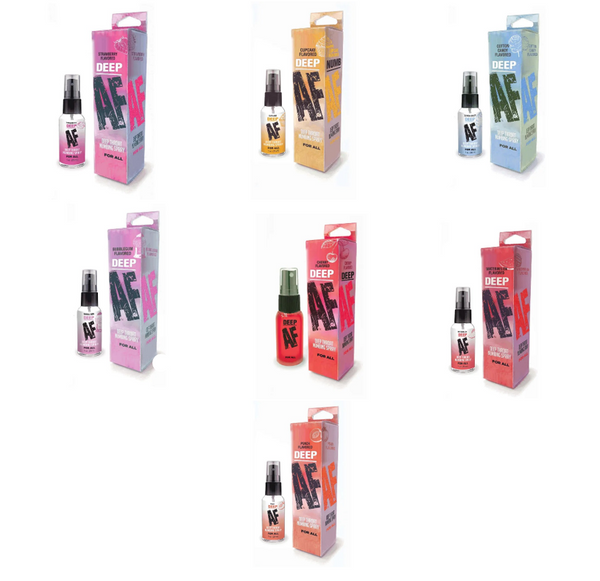 Deep AF Throat Numbing Spray - Flavours