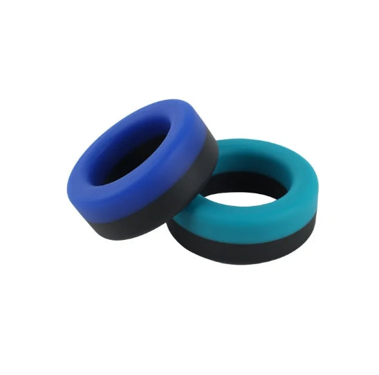 Liquid Silicone Cockring: Double Band