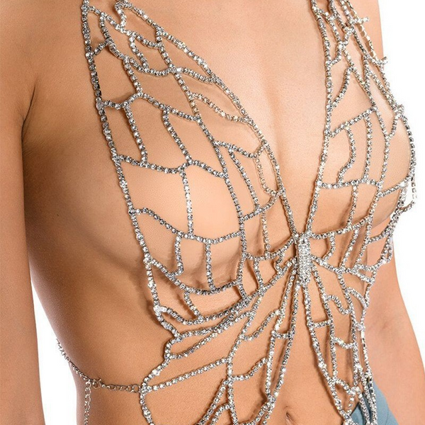 Dazzling Butterfly Body Chain