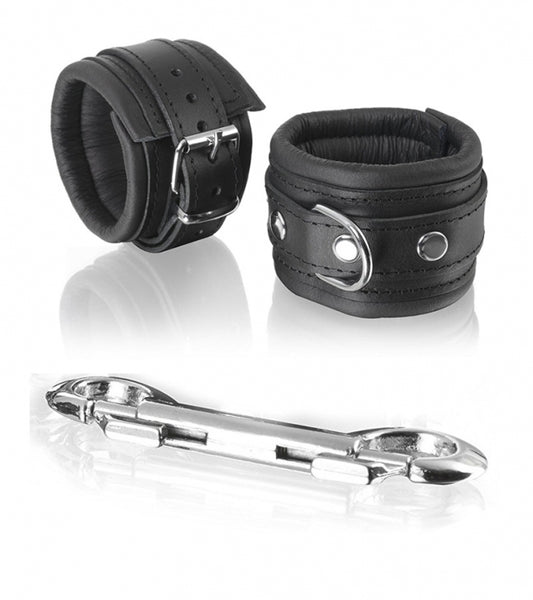 Luxury Leather Black  Bondage Kit