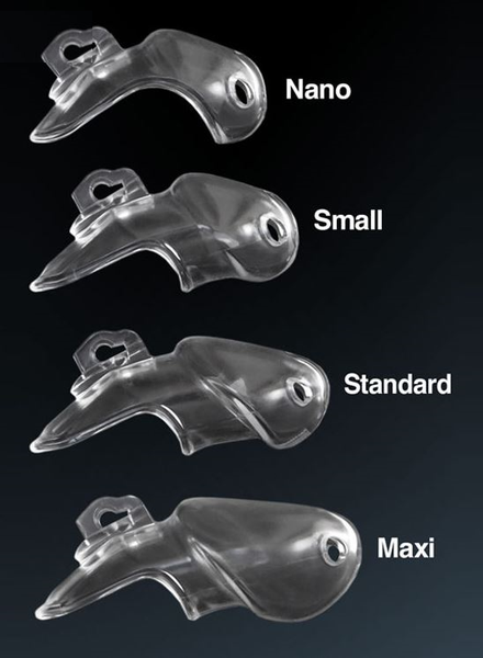 Black Hard Resin Chastity Cock Cage