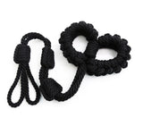 Shibari Black Rope Cuffs