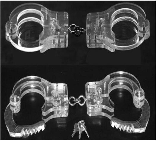 Polycarbonate Lockable Translucent Wrist Restraints