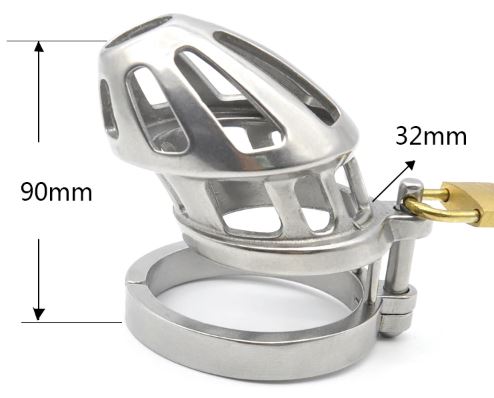 Vent Steel Chastity Cock Cage