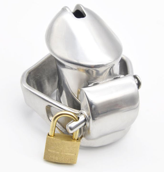 Low Profile Steel Chastity Cock Cage