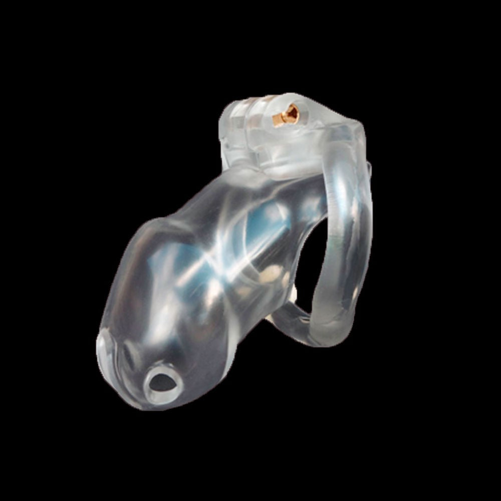 Clear Hard Resin Chastity Cock Cage