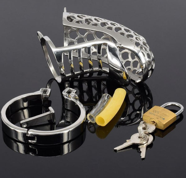 Snake Steel Chastity Cock Cage