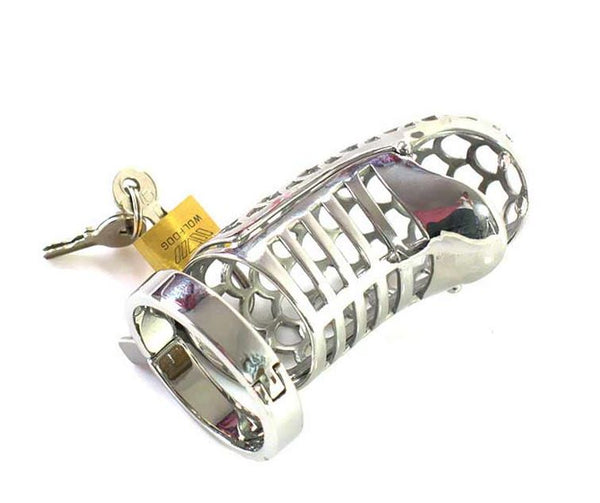 Snake Steel Chastity Cock Cage