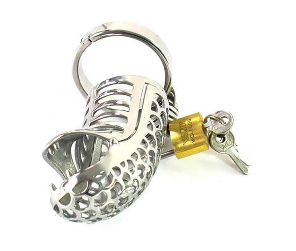 Snake Steel Chastity Cock Cage