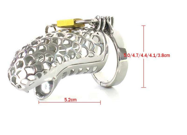 Snake Steel Chastity Cock Cage