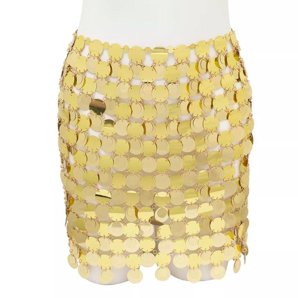 Round Sequin Skirt