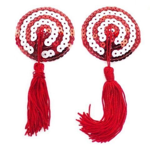 Spiral Sequin Round Nipple Pasties