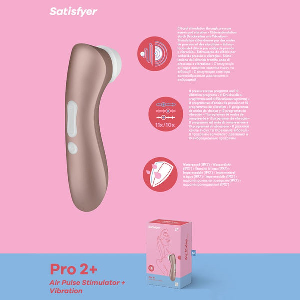 Satisfyer Pro 2+ Vibration and Airpulse