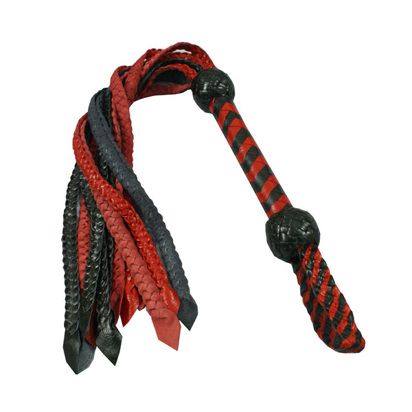 Devils Horns Leather Flogger