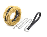 Fluffy PVC Collar With Leash