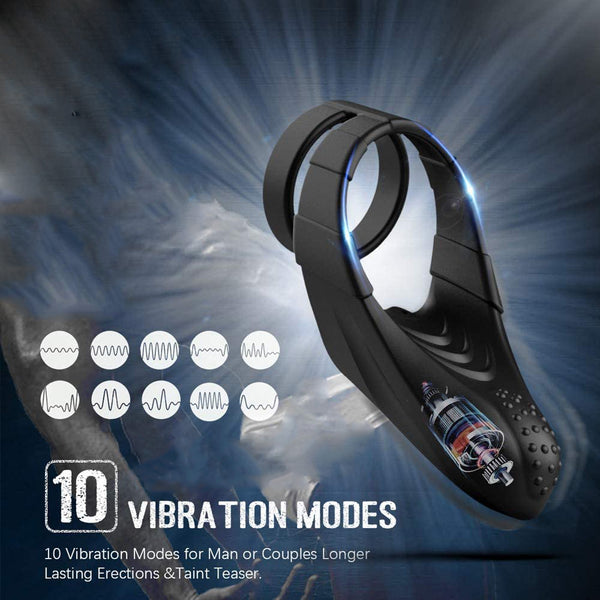 Vibrating Dual Cock Ring