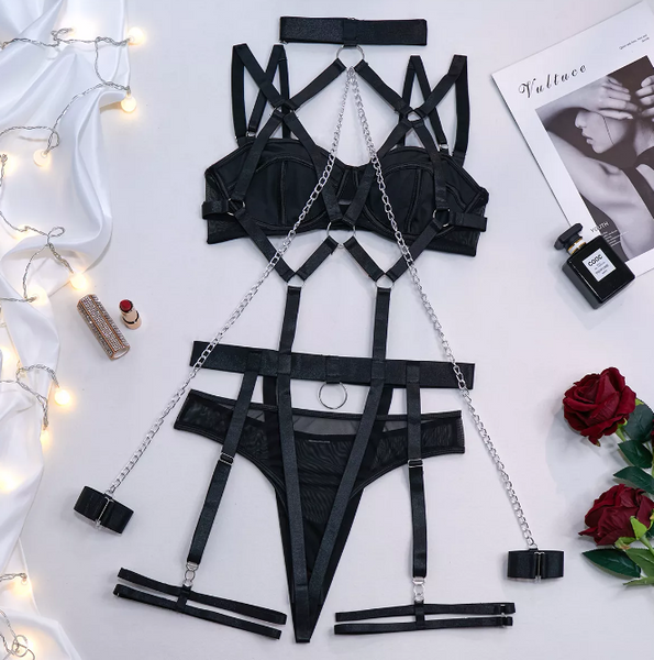 Midnight Persuasion Cage Set