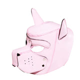 PU Leather Puppy Mask - Pink
