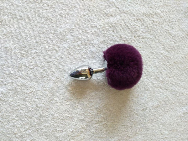 Bunny Tail Butt plug: Small