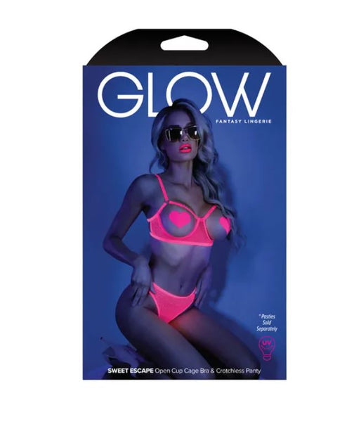 GLOW - 'Sweet Escape' Cage bra & Panty