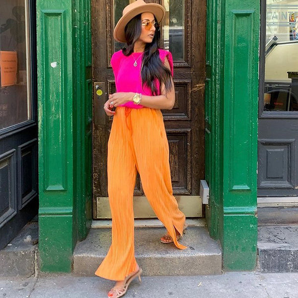 Sunshine Pleated Pants