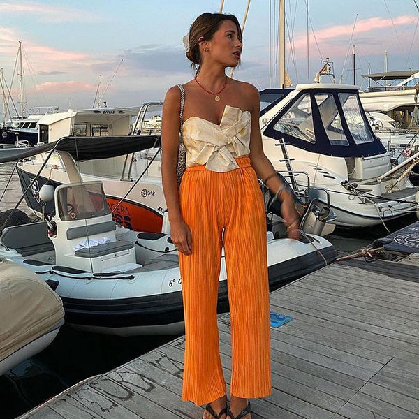 Sunshine Pleated Pants