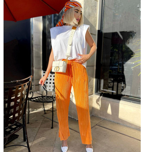 Sunshine Pleated Pants